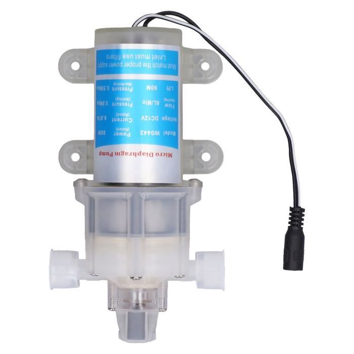 Pompe à Membrane Auto-Amorrante Micro 370 – 18V DC – Pour Eau – Petits Débits