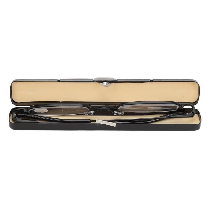 Lunettes De Lecture Noires Loupea - Dioptrie +3.00 - Monture Métal Léger - Neuves