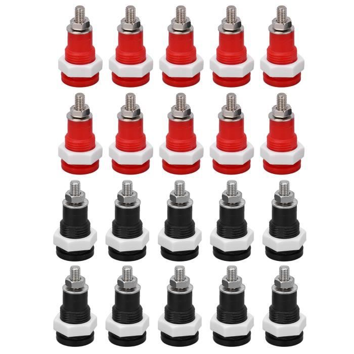 DOITOOL Lot De 4 Fiches Banane Plaquées Or Pour Câble De Haut