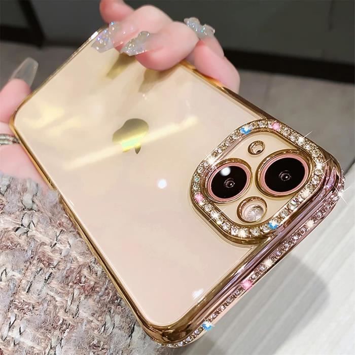 Coque IPhone 11 Avec Lanière Ourson Cartoon Noir + Câble - TechExpert - Neuf