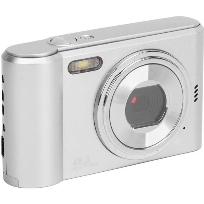 Appareil Photo Numérique, FHD 1080p 44M Avec écran IPS De 2,4 Pouces, Zoom 16x, Mise Au Point Automatique, Anti-secousses, Sensibilité Automatique à La Lumière, Caméra De Vlogging Portable (), Noir