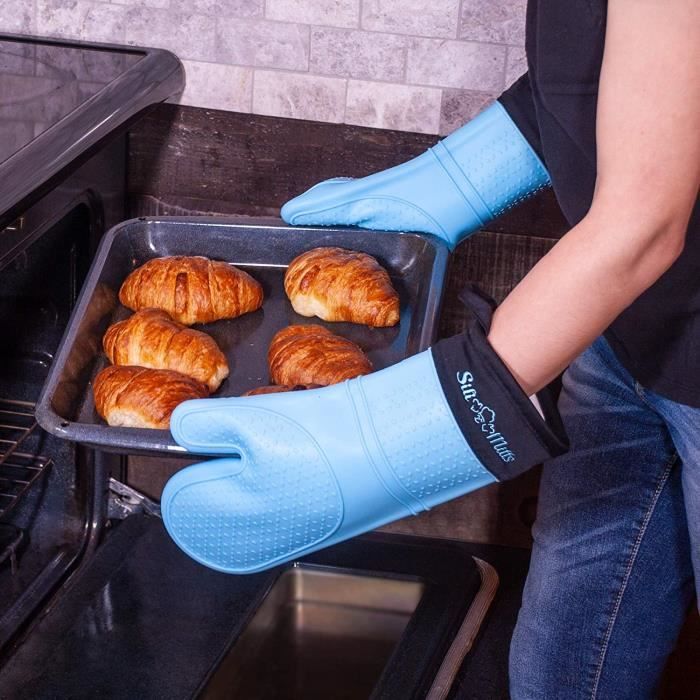 2 Gants En Silicone Et 2 Maniques Pour Sortir Les Plats Chaud