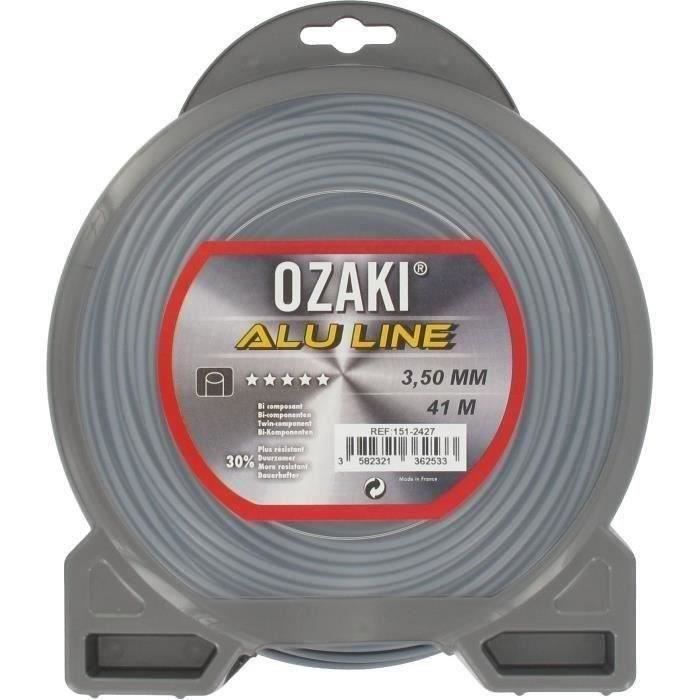 Coque fil nylon OZAKI ALU LINE - Longueur: 41m, Ø: 3,50mm