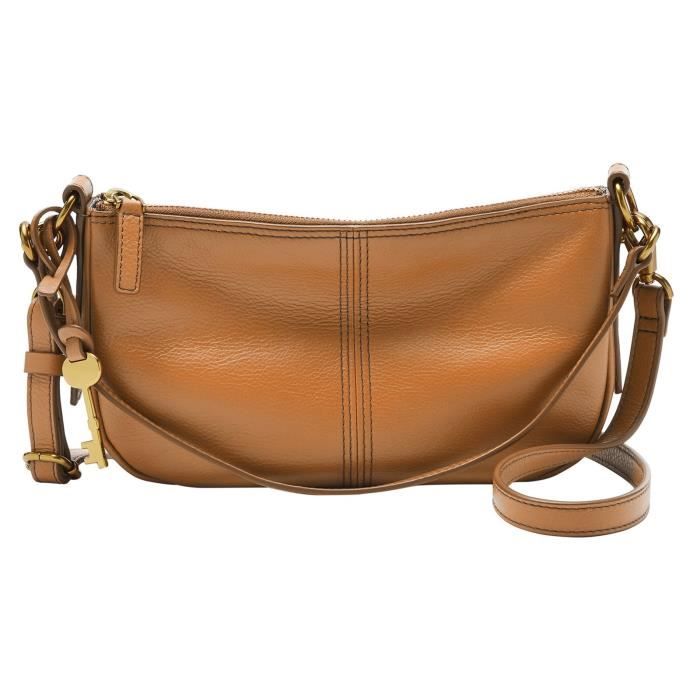 FOSSIL Jolie Crossbody Bag S Camel [181916] sac à épaule bandoulière sacoche Noir Cdiscount