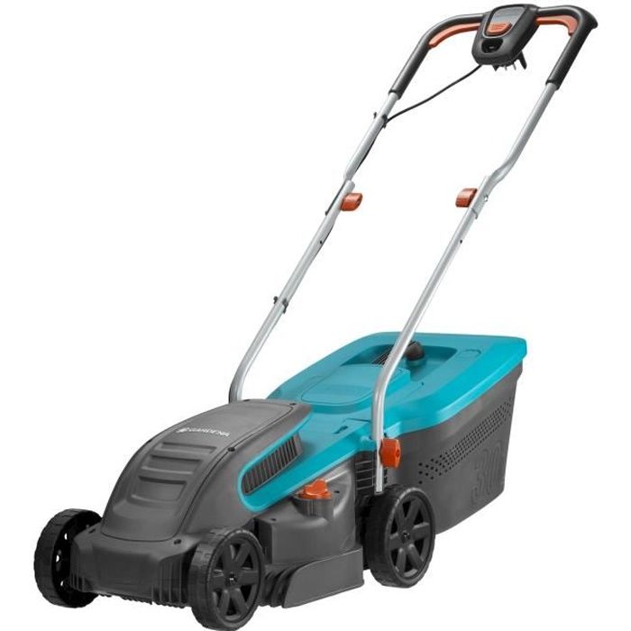 Tondeuse électrique - GARDENA PowerMax - Largeur de coupe 32 cm - Jusquà 300 m²