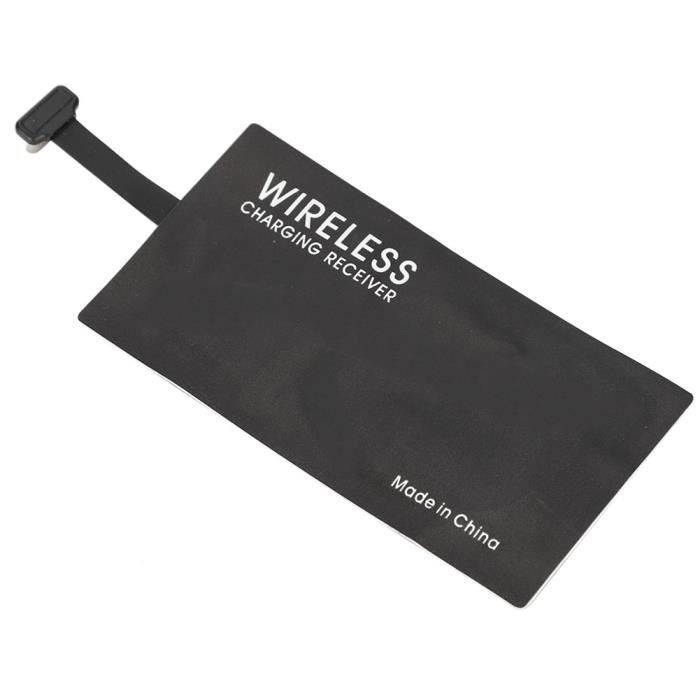 Récepteur De Charge Sans Fil Qi - Adaptateur USB Type C Ultra Mince - Module Autocollant Compatible IPhone Et Android