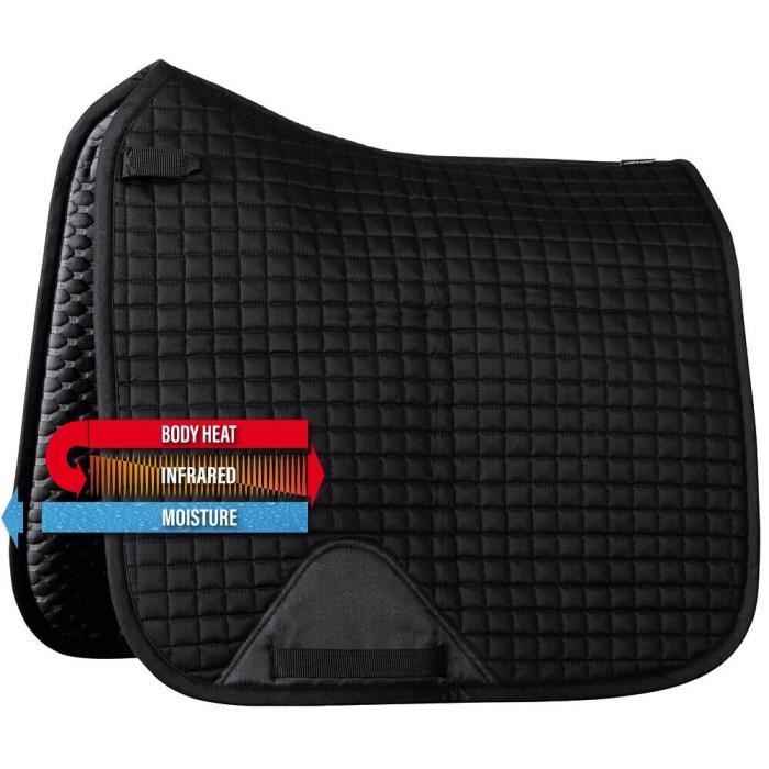Harry's Horse Tapis de Selle Delux Dressage 15mm Blanc Harry's Horse Tapis de Selle Delux Dressage 15mm Blanc