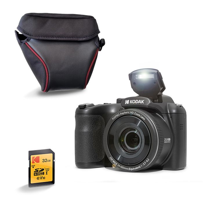 KODAK Pixpro AZ255 Appareil Photo Bridge 16 MP avec Zoom Optique 25x + Étui de Protection + Carte SD – Vidéo Full HD Grand Angle 24 mm Stabilisateur Écran LCD 3 – Neuf - vue 4