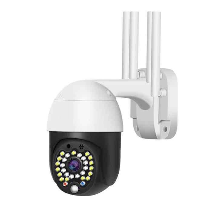 Kit De 3 Caméras De Surveillance WiFi 1080p - Vision Nocturne, Angle 160°, MP4 - Pour Intérieur Et Extérieur