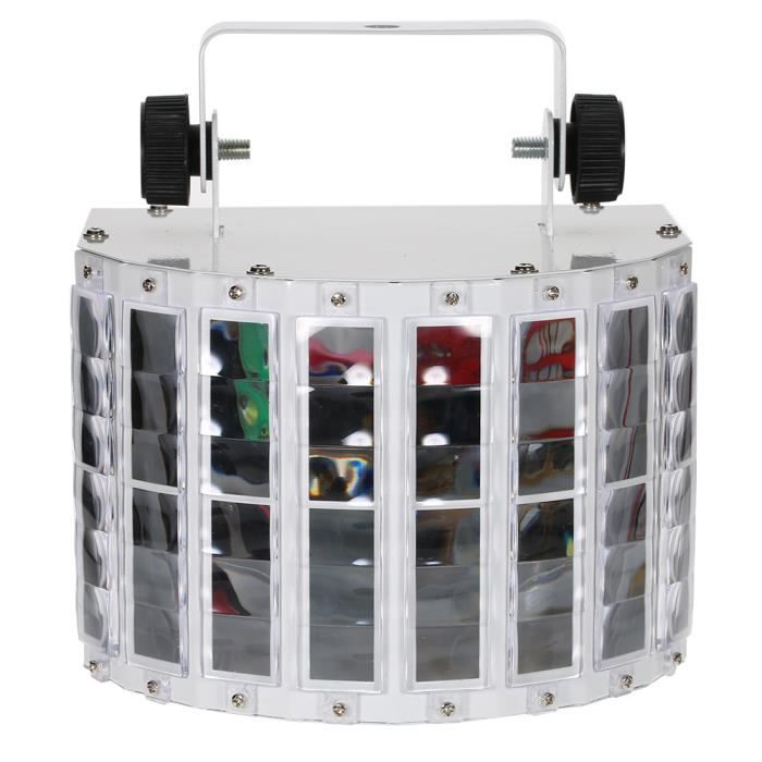 Lyre Led contr/ôl/é par t/él/écommande Lixada 24W RGBW disco eclairage soiree,100-240V 7 Canaux Vocale commande//Contr/ôle automatique//R/églage de la vitesse//Flash stroboscopique//DMX 512