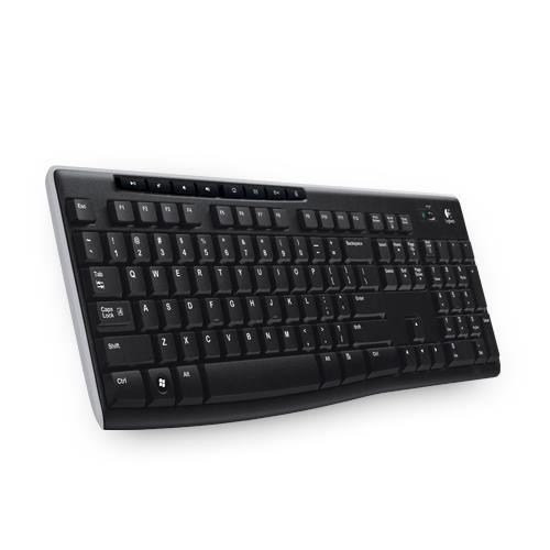 Clavier - Logitech - K270 - RF sans fil - QWERTZ - Résistant à l’eau - Noir