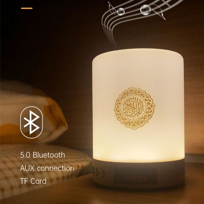 Coran Quran Touch Lampe Haut-parleur Enceinte Islamique Azan/Musulman ...
