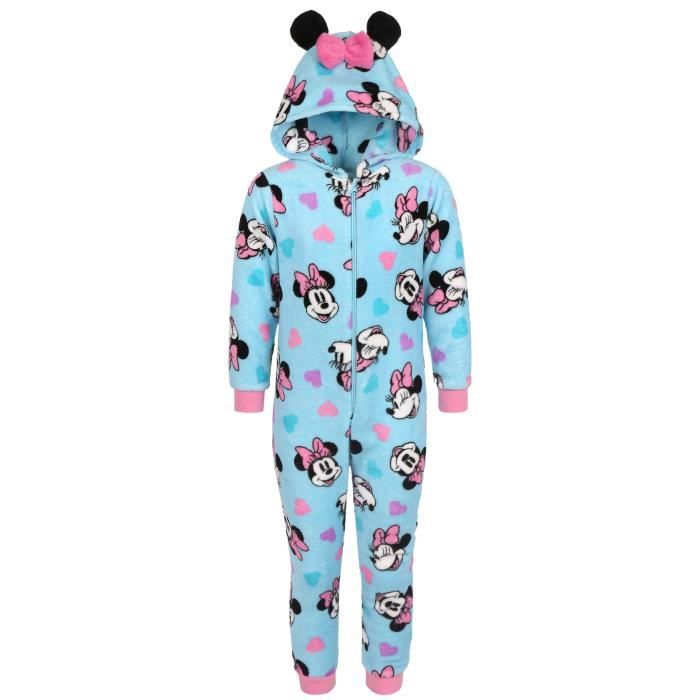 Pyjama Une Pièce Justice Pour Fille - Modèle Chat Ou Arc-en-ciel Emoji à Capuche, Taille 18-20 Ans