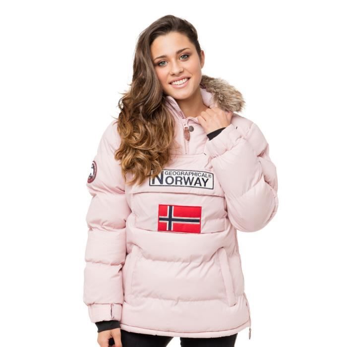 GEOGRAPHICAL NORWAY Doudoune BOLIDE Rose poudre - Femme