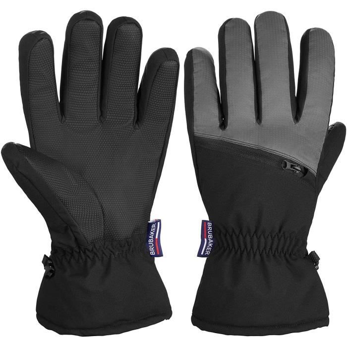 Gants Ski Homme Gants De Ski Thermiques Impermu00e9ables Et Chauds Pour Hommes Et Femmes Running Homme