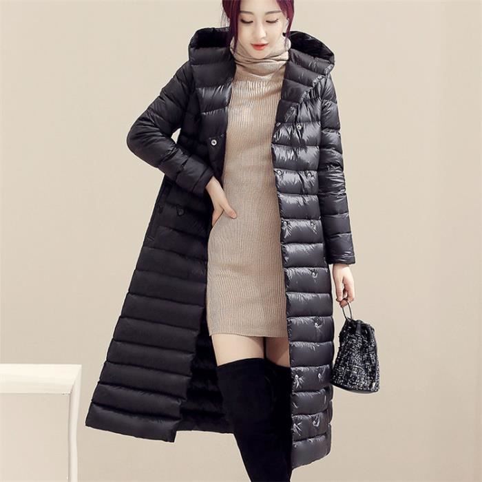 Veste Chaude Femme Hiver - Doudoune Légère, Design Chic Et élégant - Manteau Chaud Avec Capuche
