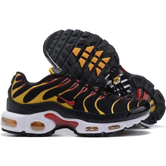 Baskets tn Plus Homme Chaussures Entra?�nement de Sport Noir Jaune Noir jaune - Cdiscount Chaussures