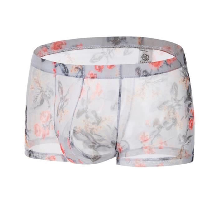 Boxer Homme Bambou Respirant Boxer Homme En Fibre De Bambou - Confortable Et Respirant - Lot De 4 - Taille L à 3XL Culottes Homme Anti-traces