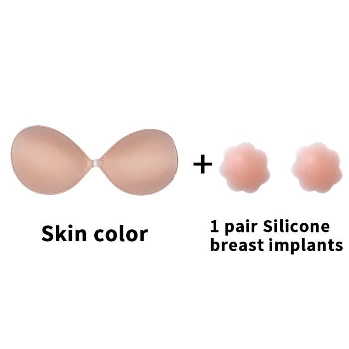 Soutien-gorge Adhésif Invisible Ohyeahlady - Silicone Autoadhésif, Push-up, Sans Bretelles - Pour Robes Dos Nu Ou Décolleté