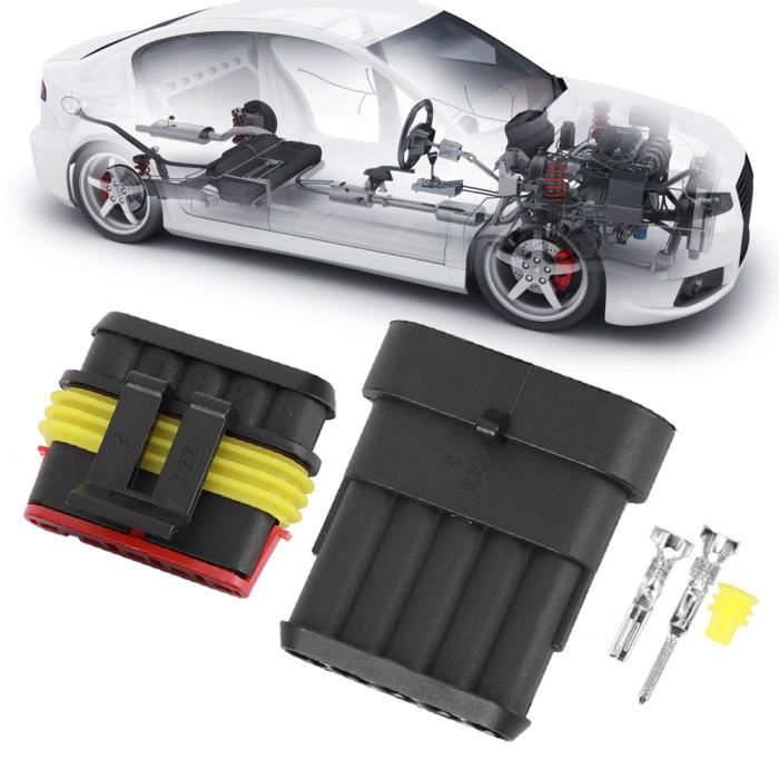 Connecteur électrique étanche 4 Broches 1,8 Mm AWG - Pour Câblage Moto, Auto, Bateau - Marque Northeast Direct