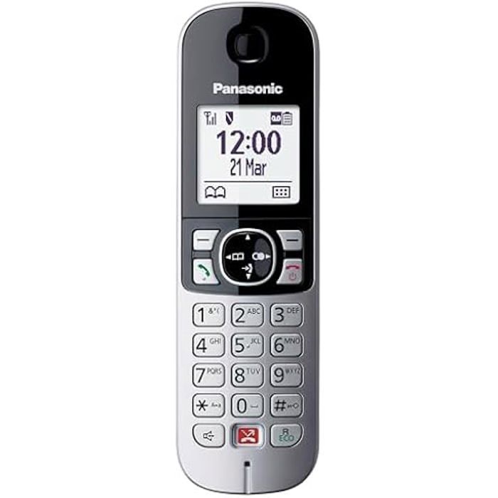 Panasonic KX TGA685EXB telefono Telefono DECT Identificatore di chiamata Nero