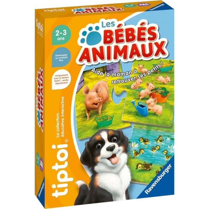 tiptoi® Les bébés animaux, Jeu éducatif, 00187, A partir de 2 ans, Ravensburger