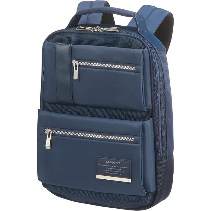 Porte-documents Samsonite Pour Ordinateur Portable 17" - Noir, Toile Avec Accents Cuir, Occasion Excellent état