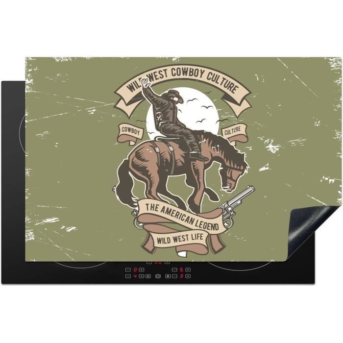 Protège-Plaque Induction 60x52cm - Vinyle Noir - Protection Vitrocéramique - 3mm