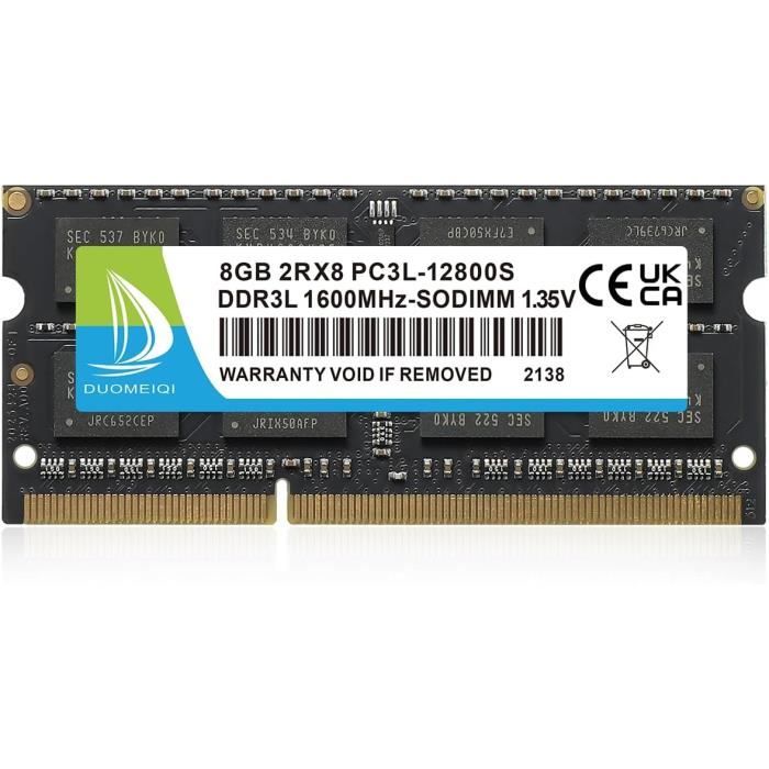 Module De Mémoire Ram Ddr3 Pc3L-12800S Sodimm Ddr3-Ddr3L 1,35 V-1,5 V ...