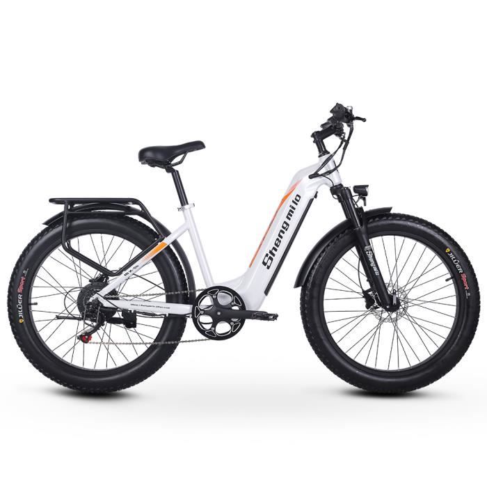 Vélo électrique pour adultes, 1000W crête, SAMSUNG 17.5Ah 840WH Li-Battery, 26\