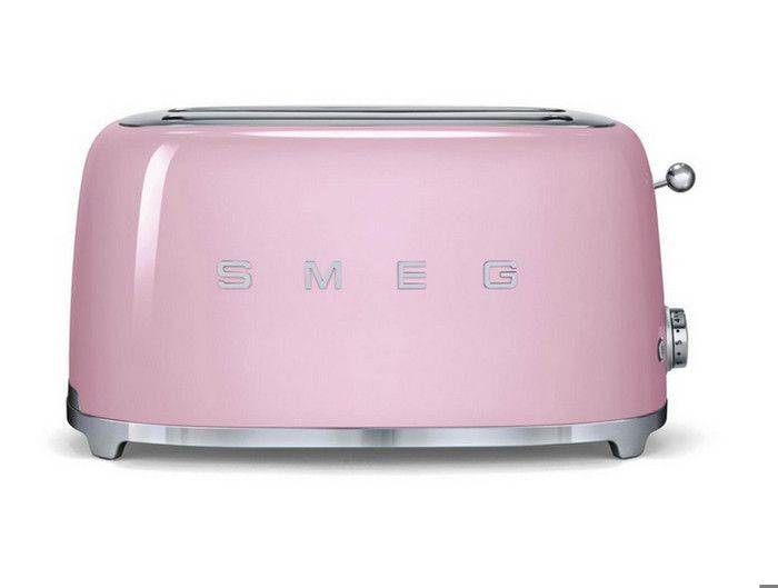 Smeg - grille-pains 4 fentes 950w rose tsf03pkeu - années 50 BB-S8100103 -  Conforama