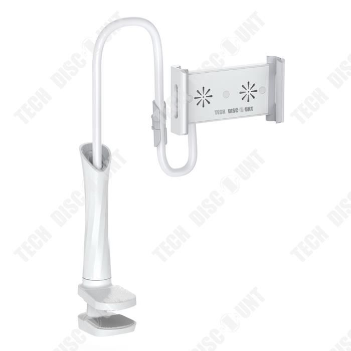 Support Flexible Pour Téléphone – Pince De Bureau, Bras Gooseneck, Pour Lit Ou Bureau