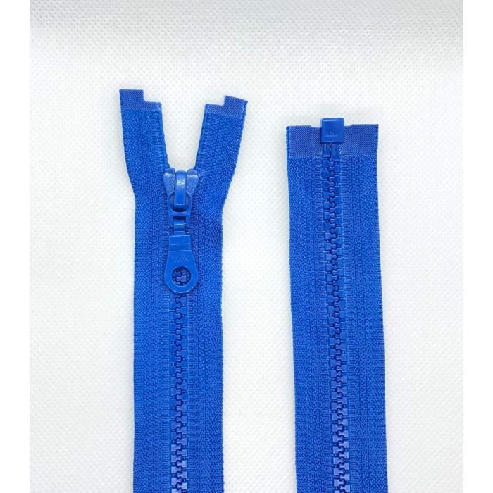 YKK Fermeture Éclair Plastique Dents N°5 - 52 Cm Gris Clair - Séparable Qualité Premium