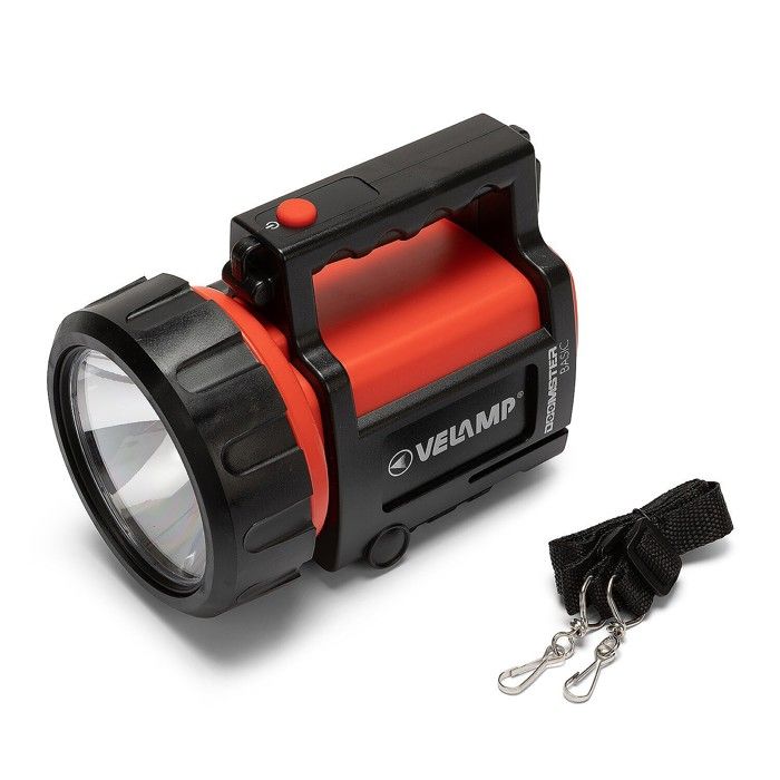 Lampe De Chantier - DOOMSTER BASIC : Phare LED 1 W. Pour piles 4R25/4D (non incluses). Lampe De Chantier - DOOMSTER BASIC : Phare LED 1 W. Pour piles 4R25/4D (non incluses).