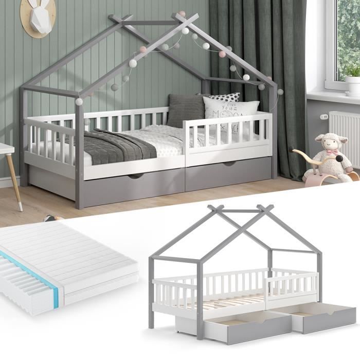 Matelas Enfant VitaliSpa 80x150 Cm H2 - Mousse Froide Respirante Blanc