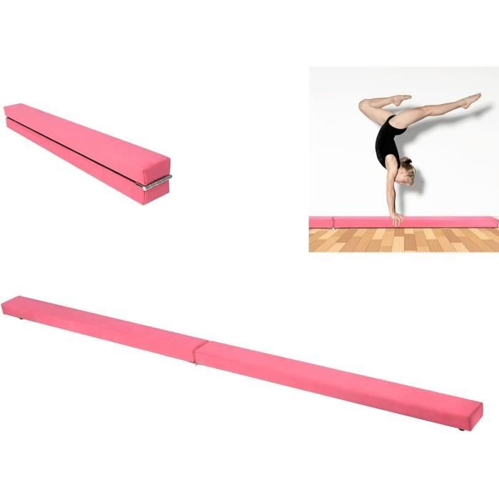 Poutre D'équilibre Pliable Rainbow 8 Pieds Pour Enfants 3-12 Ans - Gym