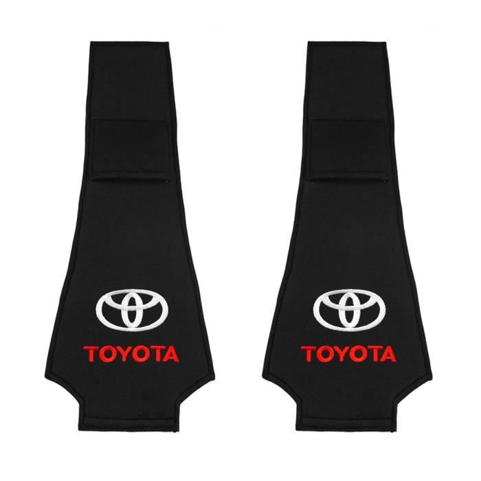 2 Appuie-tête Personnalisés - Housses D'appuie-tête De Voiture Personnalisées - Création De Logo Avec Nom Personnalisé - Siège Auto Sur Commande - Cadeau Pour Amateur De Voiture - France