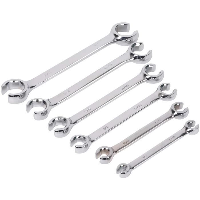 Tools 9710M Lot De 11 Clés à écrou évasé Métrique 3/8