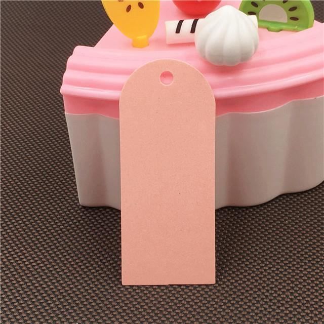 Lot De 50 étiquettes Cadeau Premium - Avec Cordon élastique Et œillet Métal, 70x35 Mm, Pour Vêtements Et Bijoux
