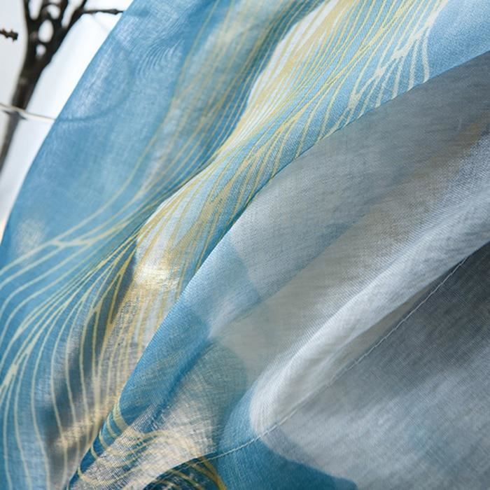 Rideau occultant pattes cachées Voda - Bleu marine - 180 x 140 cm | Leroy Merlin