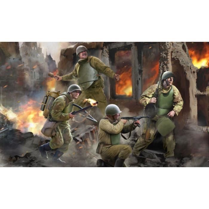 Zvezda 6197 Fantassins Soviétiques Tenue Hivernale - francis miniatures