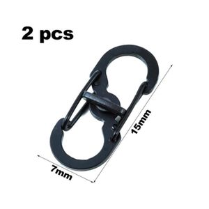 Lot De 20 Fermoirs Rotatifs En Alliage Avec Anneau Fendu 25 Mm - Pour Porte-clés, Badges, Bricolage - Longueur 3.5 Cm