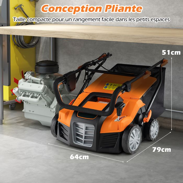 Scarificateur à Batterie Husqvarna S138i Pack Avec Batterie BLi20 + Ch