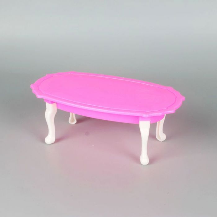 Bureau Et Chaise Miniatures En Plastique – Mobilier De Maison De Poupée – Pour Poupées De 16 à 30 Cm