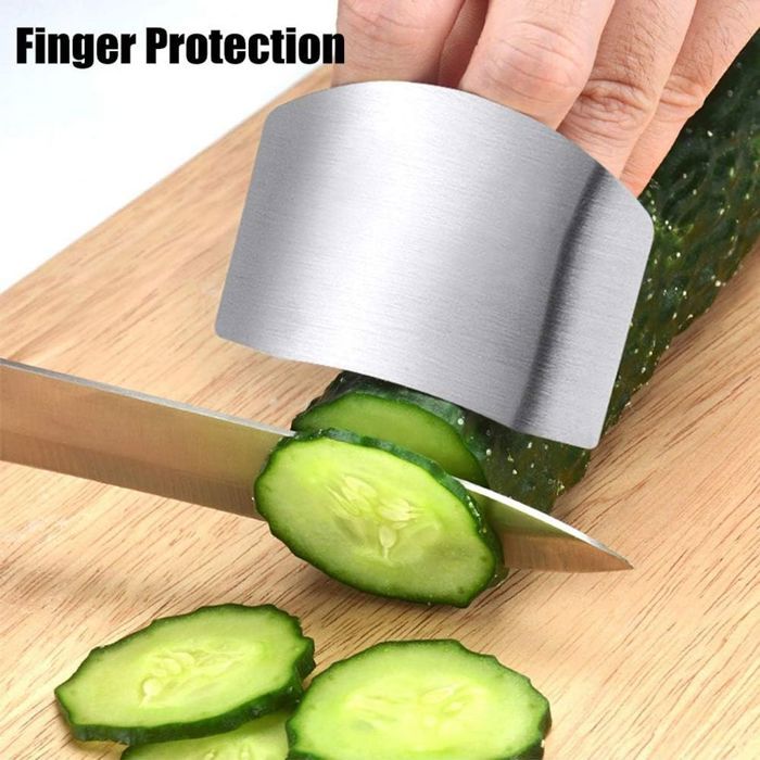 Protège-doigts En Acier Inoxydable Pour Cuisine - Sécurité Mandoline - Neuf