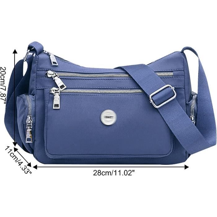 TEUEN Sac Bandoulière Femme Grande Capacité Sac à Main Bandoulière