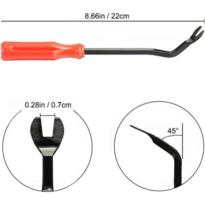 Kit De Carrosserie, Réparation Intérieur Démontage Et Installation De Garniture Automobiles 19 Pcs Avec Pochette | B-26-70