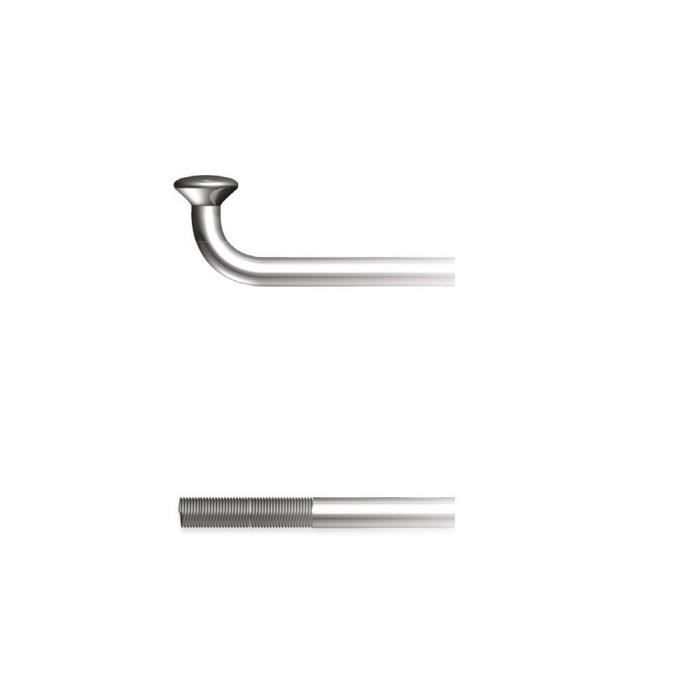 Roue à Rayons De VéLo 28/lot rayons de vélo argent 10G diamètre 3mm longueur 110-240mm rayons de vélo + écrous Rayons De VéLo (Color : 120mm