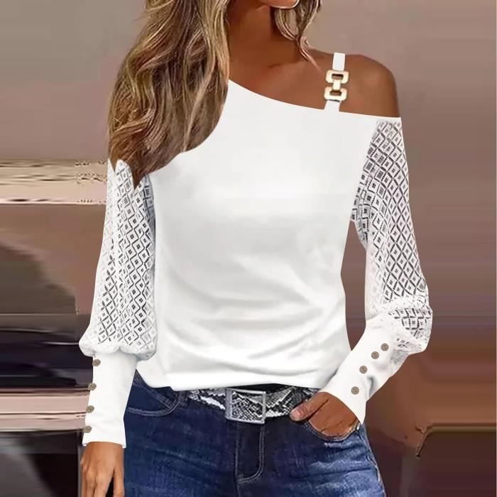 T SHIRT Top Femme Chic Et l gant Haut Femme Grande Taille