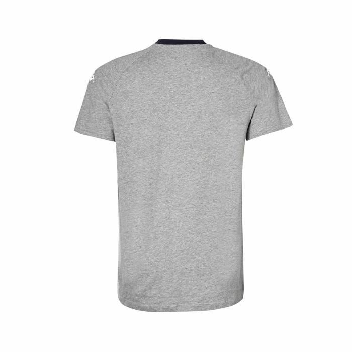 T-shirt Kappa Homme Noir - Logo Brodé, Manches Courtes, Col Rond, Taille XL, Vintage Années 90
